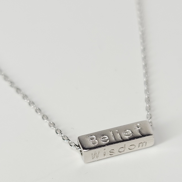 Dainty Luck Belief Wisdom Courage Necklace NEW - Picture 14 of 14